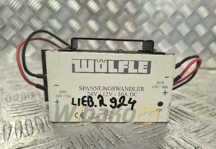 Przetwornica WÖLFLE 24V / 12V - 10A DC 022677 – gebraucht