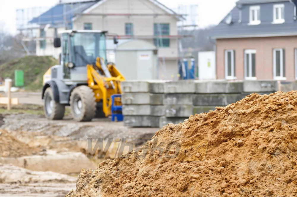Lader während der Arbeit