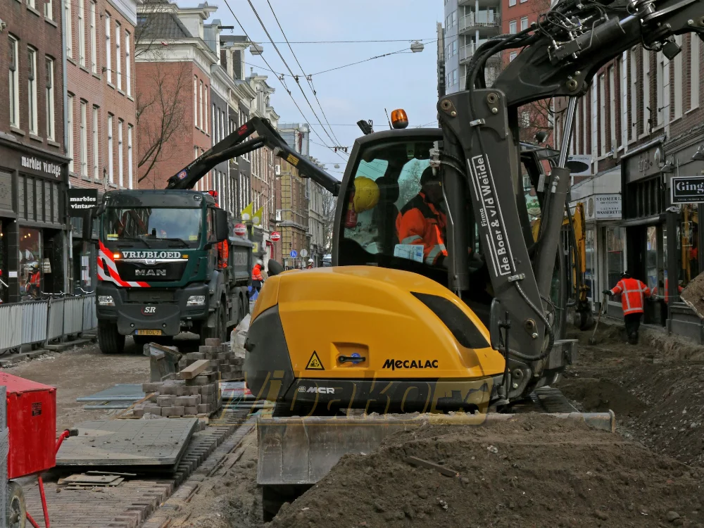 Maschinenwartung in der Stadt