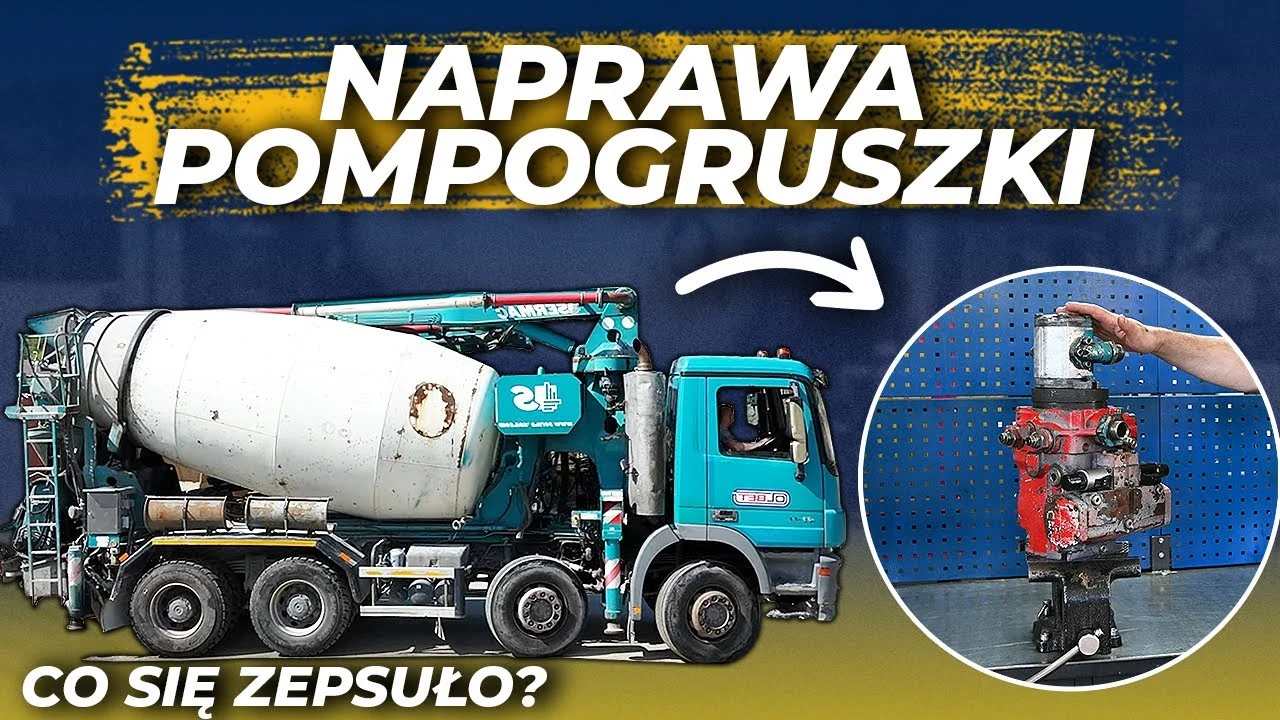 Reparatur der Betonpumpe