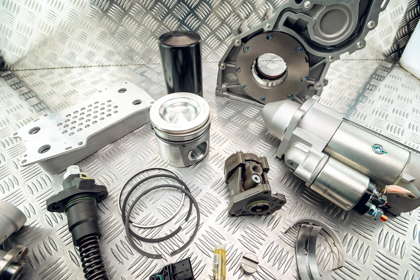 Perkins Motornummer Lokalisierung