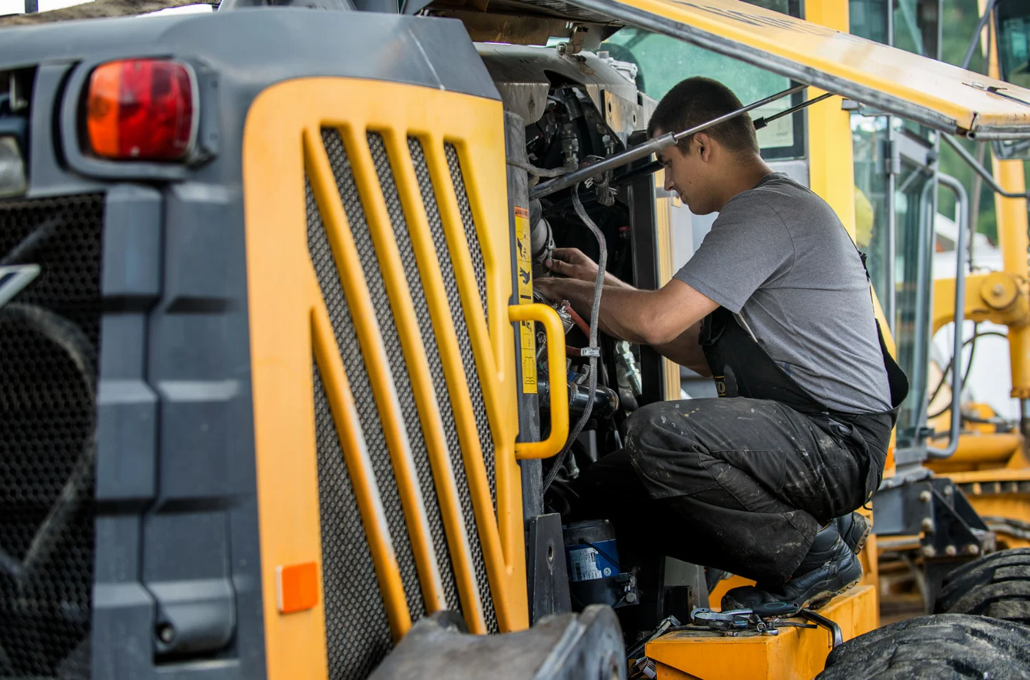 Mobiler Service für Baumaschinen