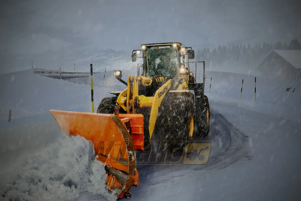 Lader im Winter