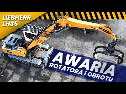 Schwenkwerk- und Rotatorschaden am Liebherr LH35 – Diagnose und Reparatur Schritt für Schritt