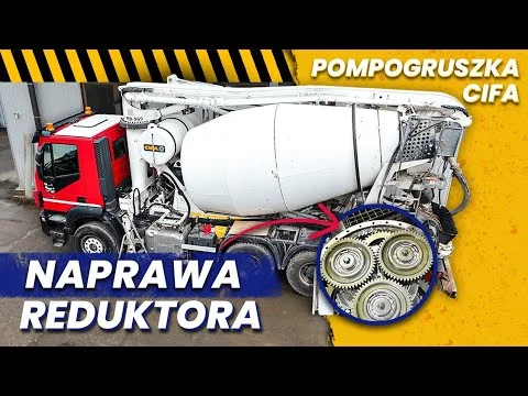 Wie kommt man da ran? Reparatur des Trommelgetriebes einer CIFA Fahrmischerpumpe