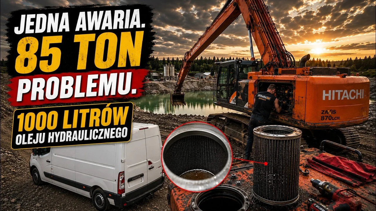 Eine Kleinigkeit legte einen 85-Tonnen-Riesen lahm. Wie haben wir sie gefunden? Hitachi 870