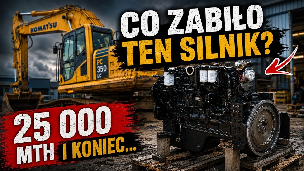 Komatsu PC350LC mit totem Motor. Ende der Maschine oder große Reparatur?