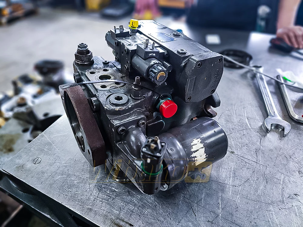 Motor in der Werkstatt