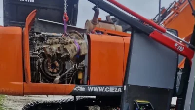Hitachi ZX350LC-3 Bagger-Service – niedriger Pumpendruck P1/P2
