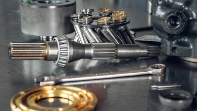 Wartung von Wirtgen-Maschinen, Reparatur von Siebmaschinen, Brechern, Walzen und Fräsen