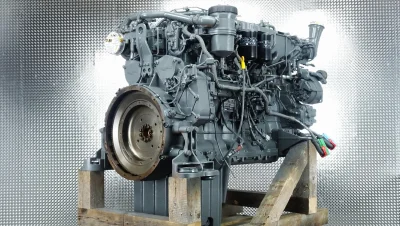 Reparatur des Liebherr D936 A7 Motors im Liebherr PR 746 Bulldozer