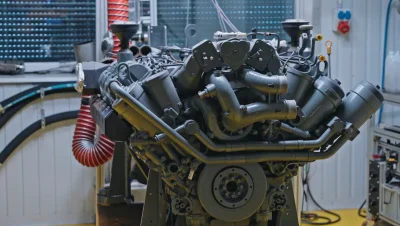 Mächtiges V8 von Liebherr – 16-Liter-Motor D9508