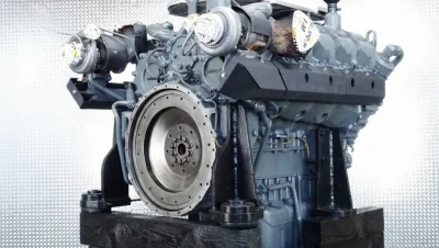 Reparatur des D9508 A7 Motors im LG 1750 Kran