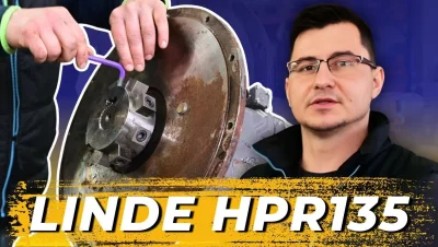 Regeneration of Linde HPR 135 from Volvo EW160B Excavator