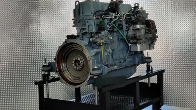 Reparatur des Deutz TCD 7.8 L6 Motors in der Fuchs MHL 350 F Bagger