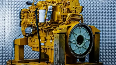 Reparatur des Caterpillar C6E Motors