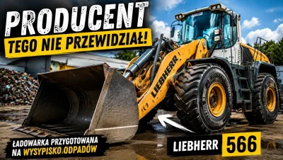 Das hat der Hersteller nicht vorgesehen! Radlader Liebherr L566 für den Einsatz auf der Deponie vorbereitet