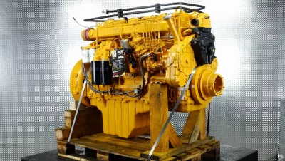 Reparatur des Liebherr D916 Motors im Kran LTM 1040