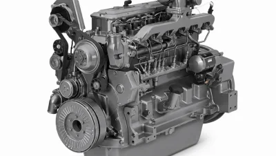 Überholung des John Deere 6068HF285 Motors in der Radlader 624K
