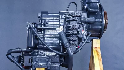Getriebe einer Baumaschine