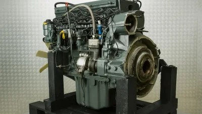 Hauptüberholung des Mercedes OM906LA Motors für den Liebherr LTM 1030/2 Kran
