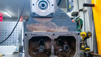 Liebherr DPVPO 108 - Reparatur der Hydraulikpumpe