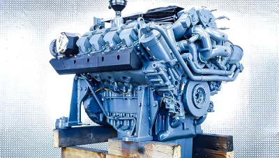 Reparatur des Liebherr D 9508 A7 Motors