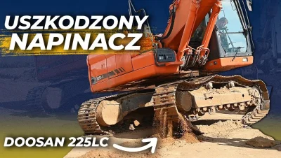 Wie repariert man einen beschädigten Kettenantrieb? Bagger Doosan DX 225LC
